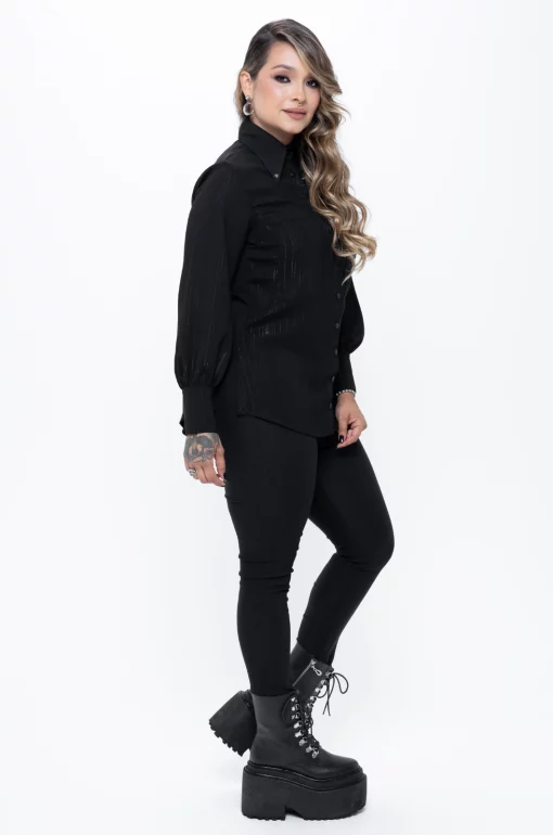 Metal Whisper Shirt - Black Lovers - Image 3