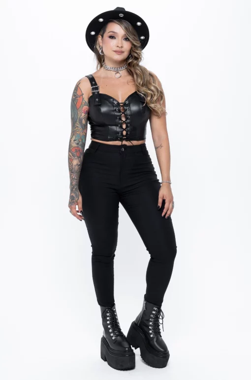 Black Night Pants- Black Lovers - Image 3
