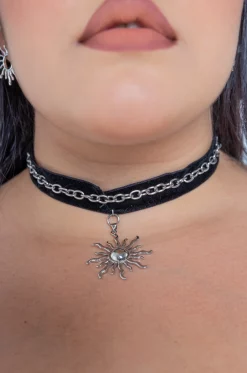 Silver Sun Choker