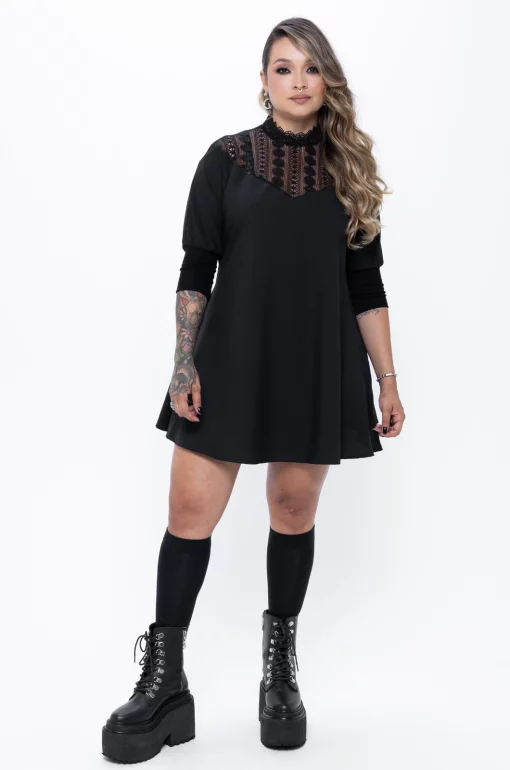 Black Loose-Fit Dress - Black Lovers - Image 11
