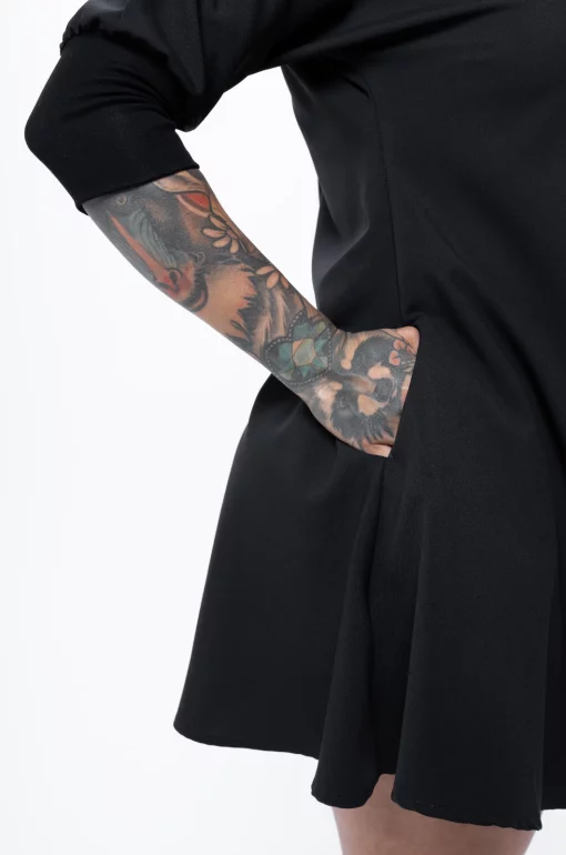 Black Loose-Fit Dress - Black Lovers - Image 4