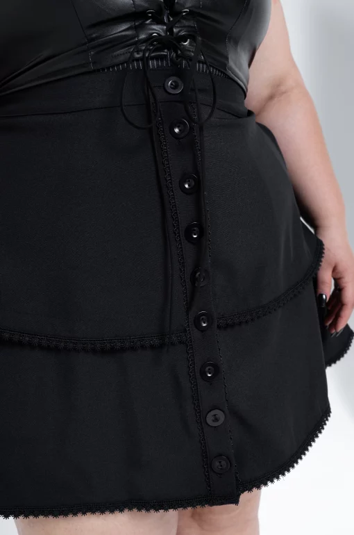 Sorry two-layer skirt - Black Lovers - Image 9