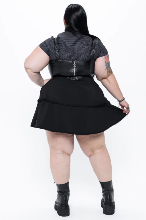 Sorry two-layer skirt - Black Lovers - Image 3