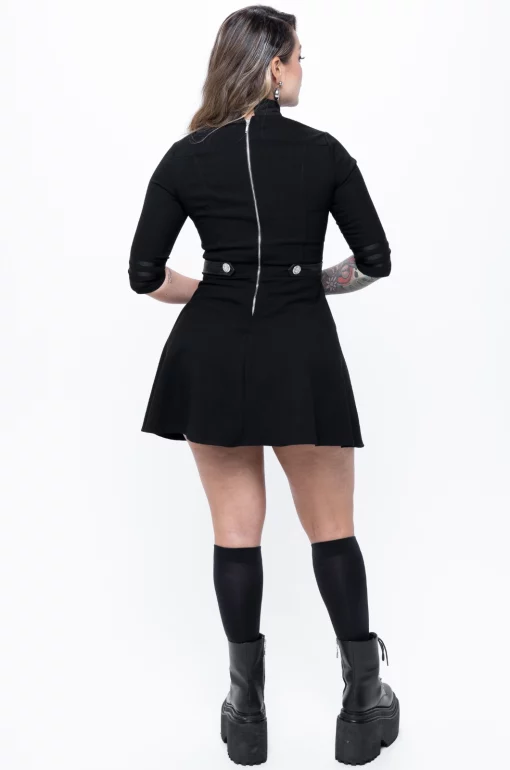 Billie Jean Military Dress - Black Lovers - Image 2